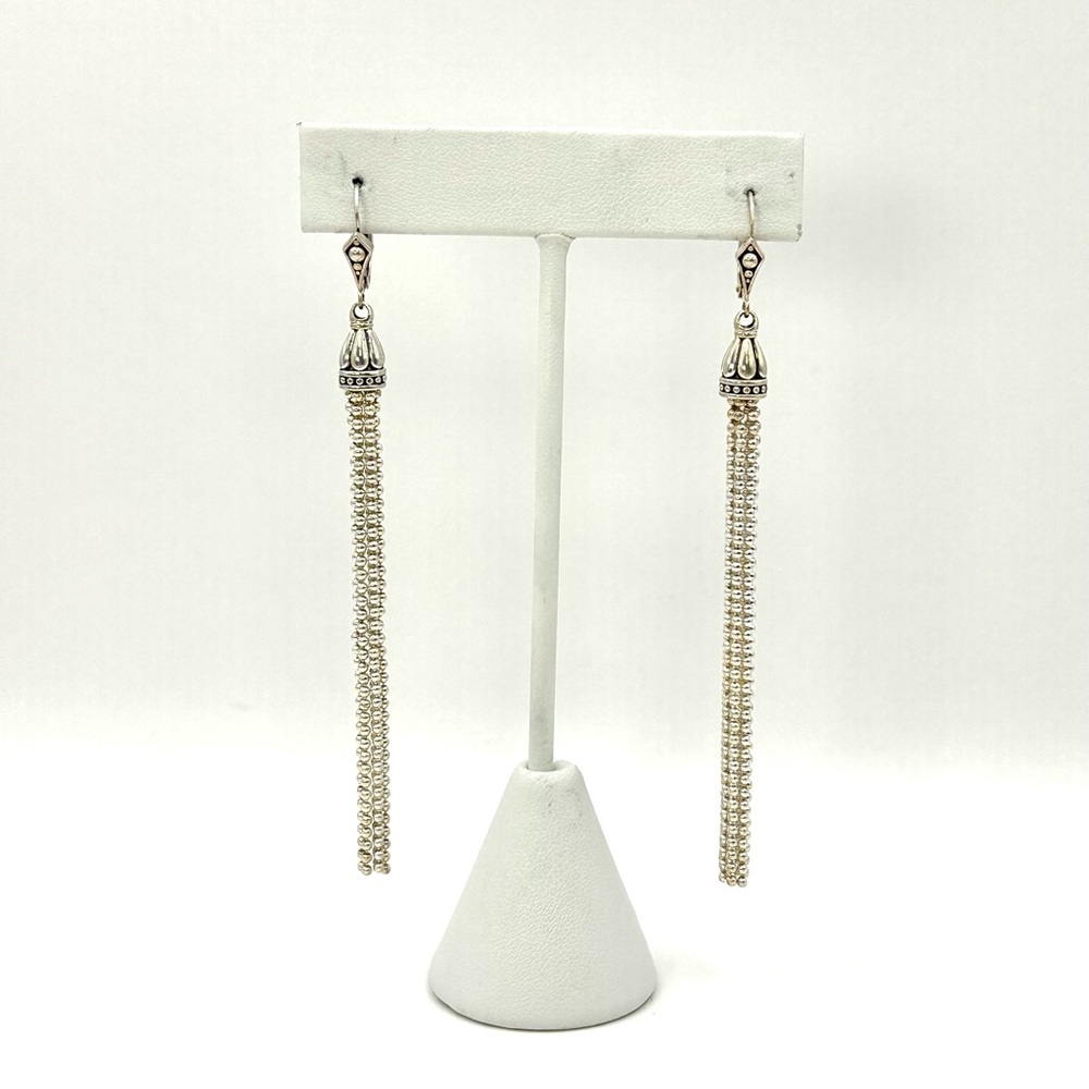 Lagos Sterling Silver Tassel  Earrings